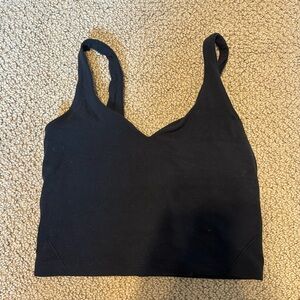 super cute black align tank top!